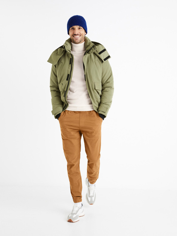 Celio Férfi barna nadrág Celio Voyage