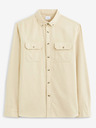 Celio Bézs férfi flanel ing Celio Caoflacko