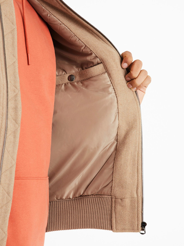 Celio Bézs színű férfi bomber Celio Cubeauty