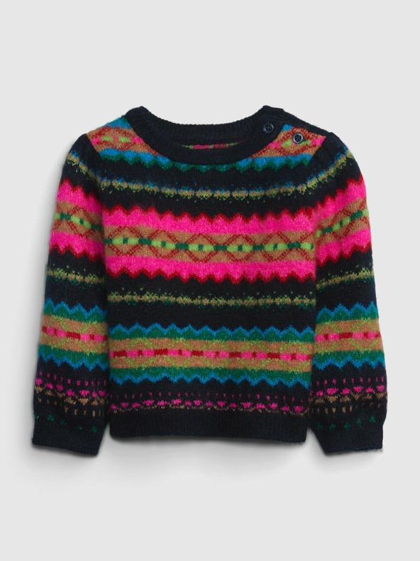 GAP Baby pulóver norvég mintával GAP