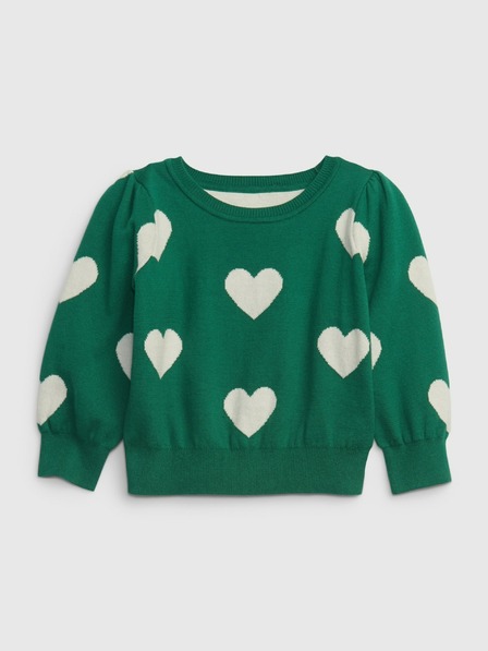 GAP Baby pulóver szív mintával GAP