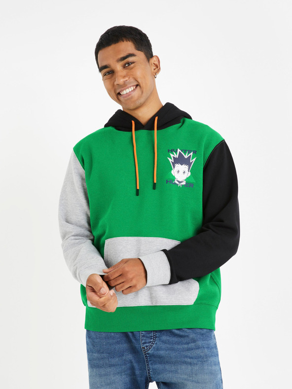 Celio Zöld férfi Celio Hunter x Hunter melegítőfelső