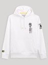 Celio Fehér Férfi Sweatshirt Nyomtatott hátul Celio Assassination Classroom