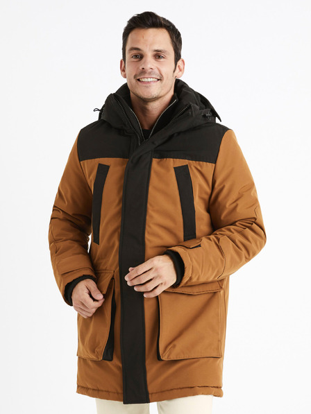 Celio Celio Cubicol barna parkkabát