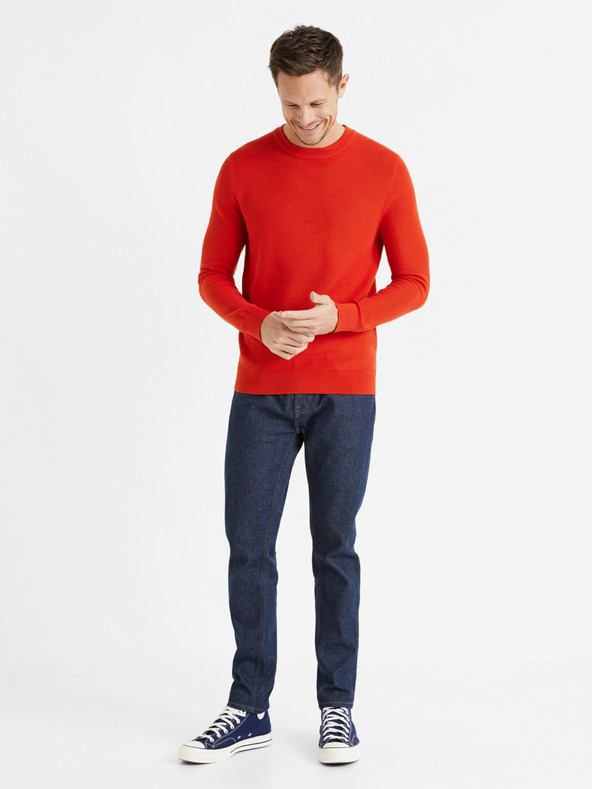 Celio Piros férfi Celio Bepic pulcsi