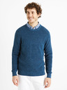 Celio Petrol férfi alap pulóver Celio Degrain