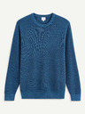 Celio Petrol férfi alap pulóver Celio Degrain