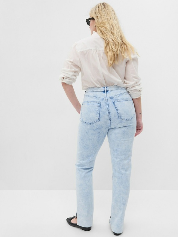GAP High Rise Slim Vintage Split-Hem farmer GAP