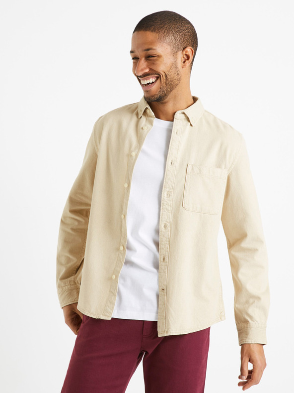 Celio Celio Daindie krémszínű férfi farmering Celio Daindie
