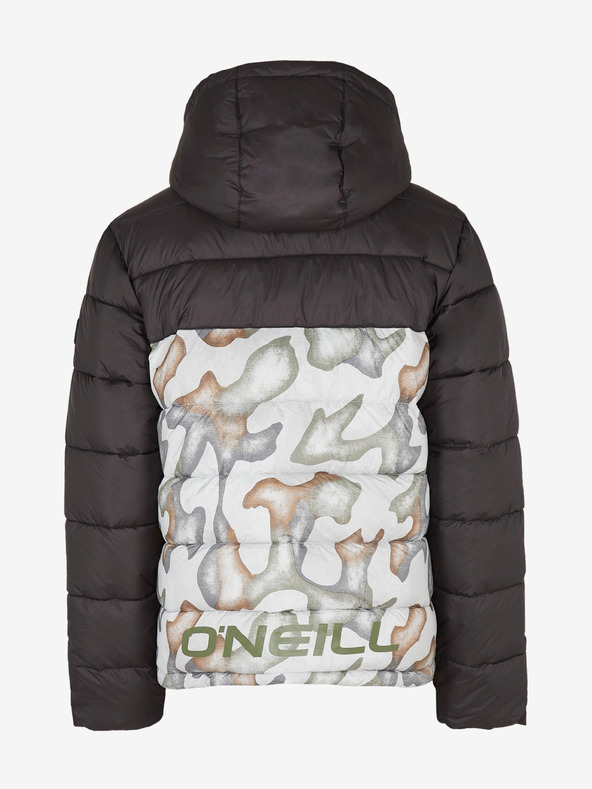 O'Neill Férfi fehér-fekete mintás télikabát O'Neill O'RIGINALS PUFFER JACKET O'Neill O'RIGINALS PUFFER JACKET férfi télikabát