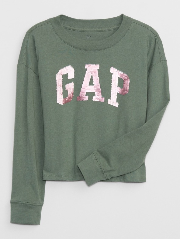 GAP Gyerek póló fémes logóval Gap