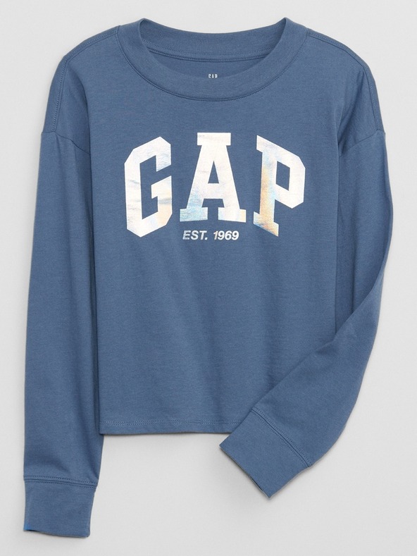 GAP Gyerek póló fémes logóval Gap