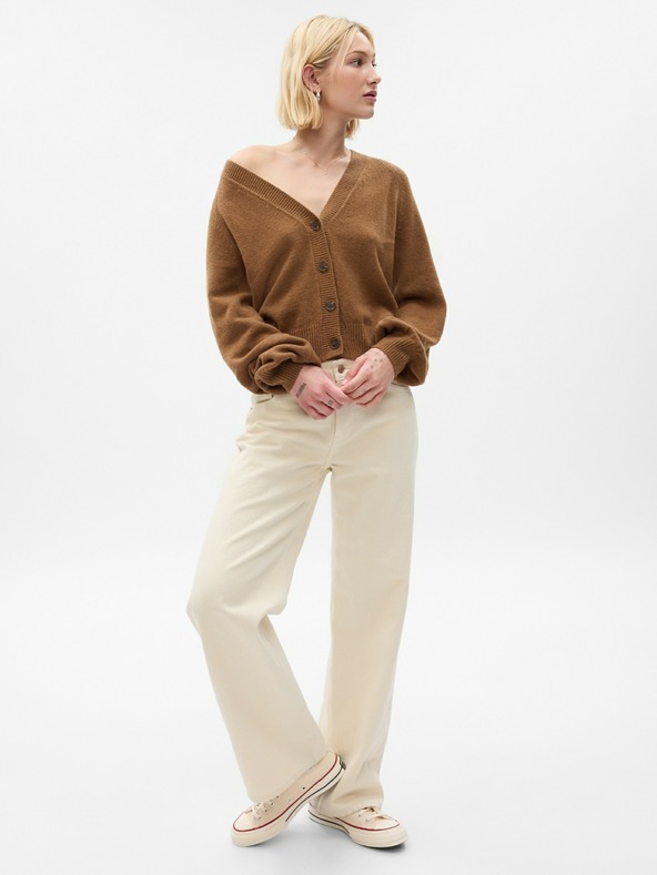 GAP Kardigán crop CashSoft GAP