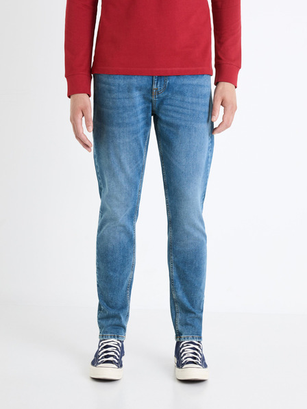 Celio Világoskék férfi slim fit farmer Celio Foactive