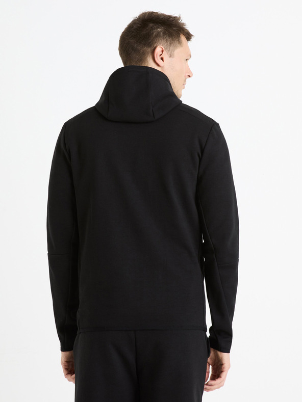 Celio Fekete férfi kapucnis pulóver Celio Feyokehood