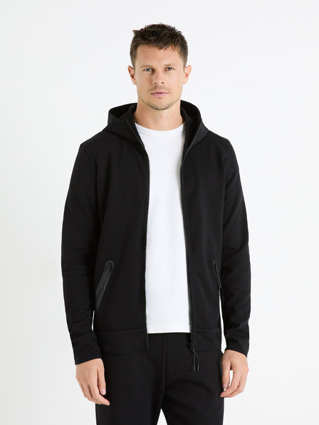Celio Fekete férfi kapucnis pulóver Celio Fenewyoke