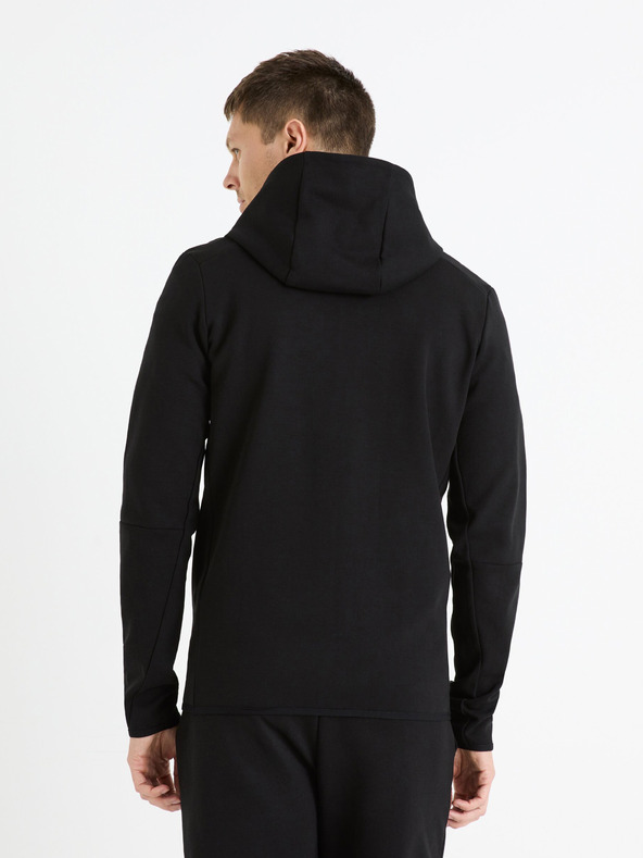 Celio Fekete férfi kapucnis pulóver Celio Fenewyoke