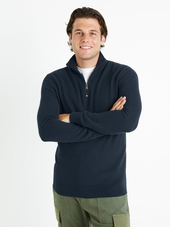 Celio Sötétkék férfi Celio Celim pulóver
