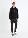 Celio Fekete férfi kapucnis pulóver Celio Fejabowl
