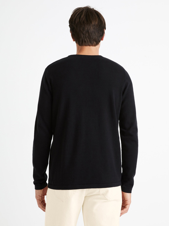 Celio Fekete férfi pulóver Celio Felano