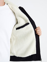 Celio Sötétkék férfi műszőrme kabát Celio Fuhoodie