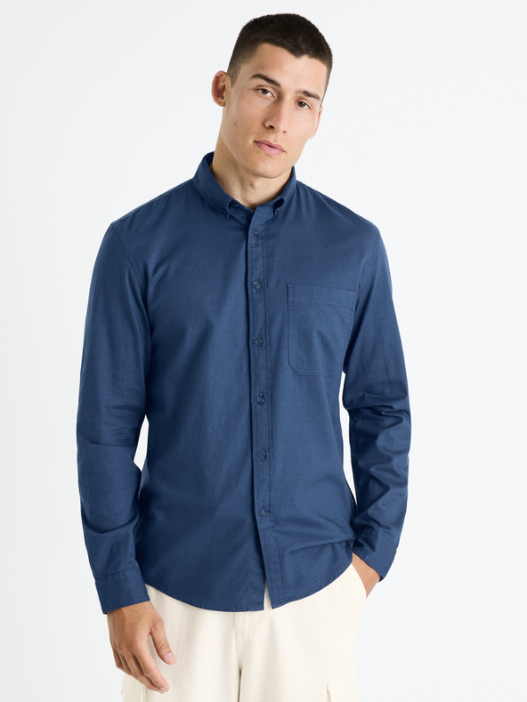 Celio Sötétkék férfi ing Celio Farobone2