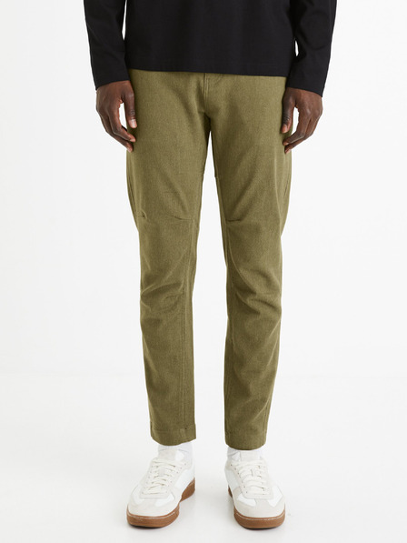 Celio Khaki színű férfi rövidnadrág Celio Fodamso