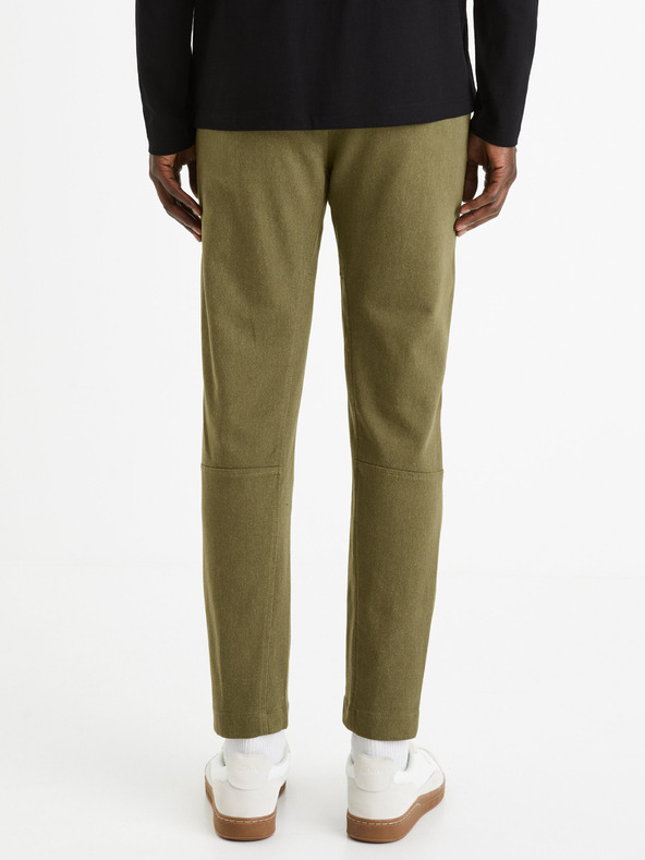 Celio Khaki színű férfi rövidnadrág Celio Fodamso