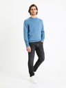 Celio Kék férfi alap pulóver Celio Febasic