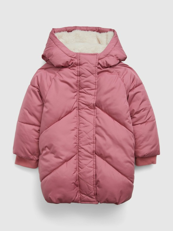 GAP Baby kabát szőrmebéléssel GAP
