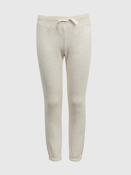 GAP Gyerek fleece sportnadrág logóval army GAP