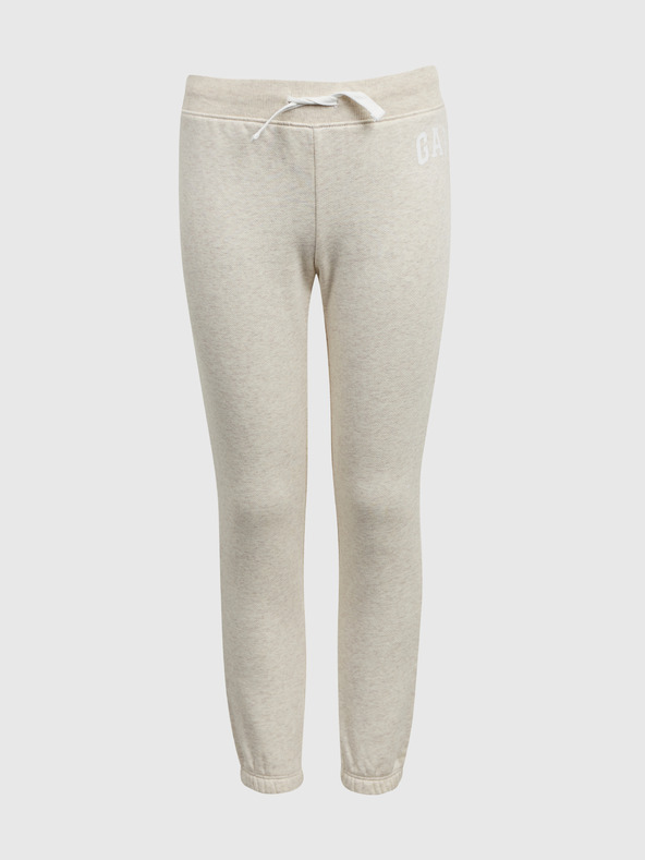 GAP Gyerek fleece sportnadrág logóval army GAP