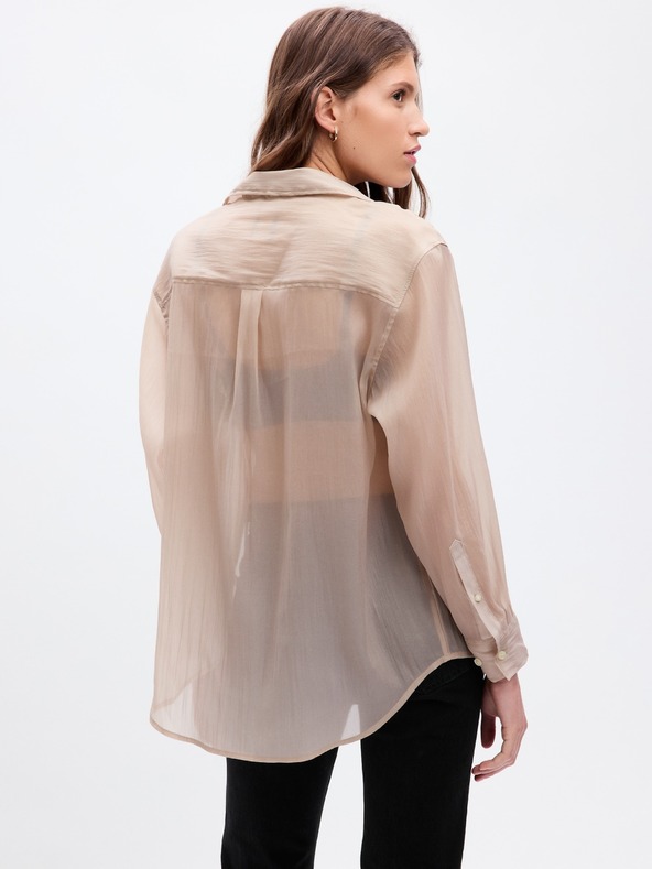 GAP Oversize átlátszó ing GAP