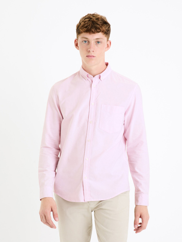 Celio Rózsaszín férfi ing Celio Daxford