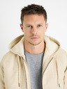 Celio Celio Fuhoodie krémszínű férfi műszőrme dzseki Celio Fuhoodie