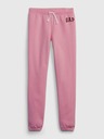 GAP Gyerek fleece sportnadrág logóval army GAP
