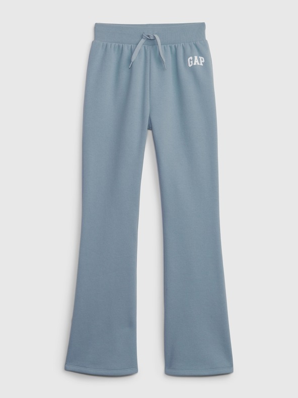 GAP Gyerek fleece sportnadrág logóval army GAP