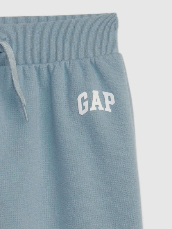 GAP Gyerek fleece sportnadrág logóval army GAP