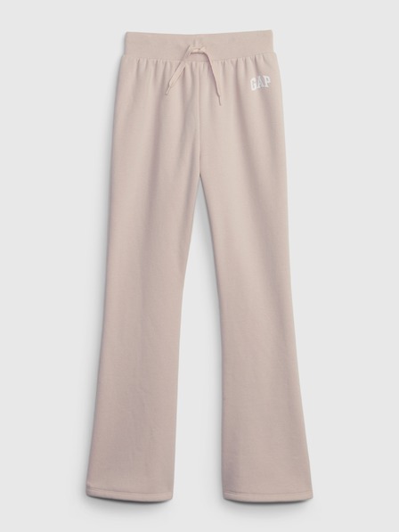 GAP Gyerek fleece sportnadrág logóval army GAP