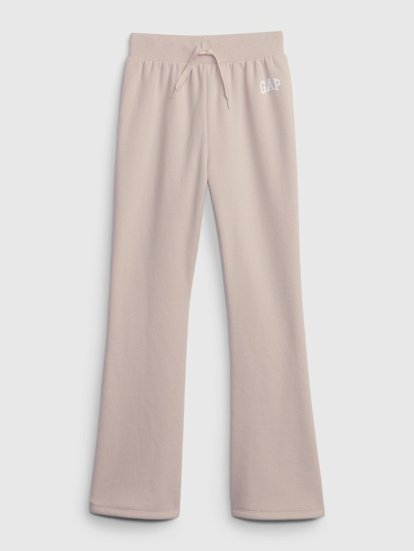 GAP Gyerek fleece sportnadrág logóval army GAP
