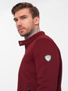Ombre Clothing Férfi bordó könnyű dzseki Ombre Clothing BIKER BIKER