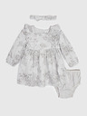GAP Baby mintás ruha lenkeverékből GAP