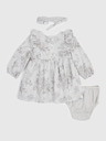 GAP Baby mintás ruha lenkeverékből GAP