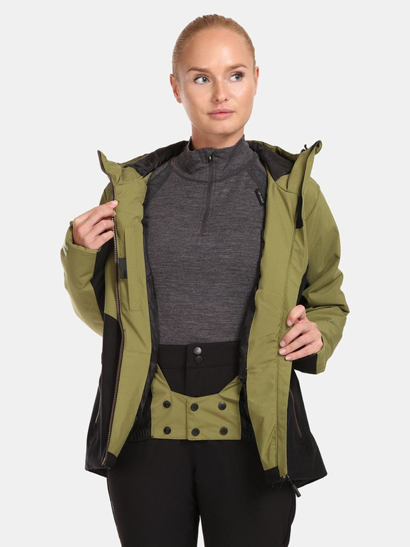 Kilpi Kilpi Flip khaki színű női téli dzseki Kilpi Flip