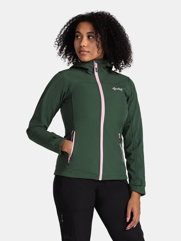Kilpi Sötétzöld női softshell dzseki Kilpi Rawia női softshell dzseki Kilpi Rawia