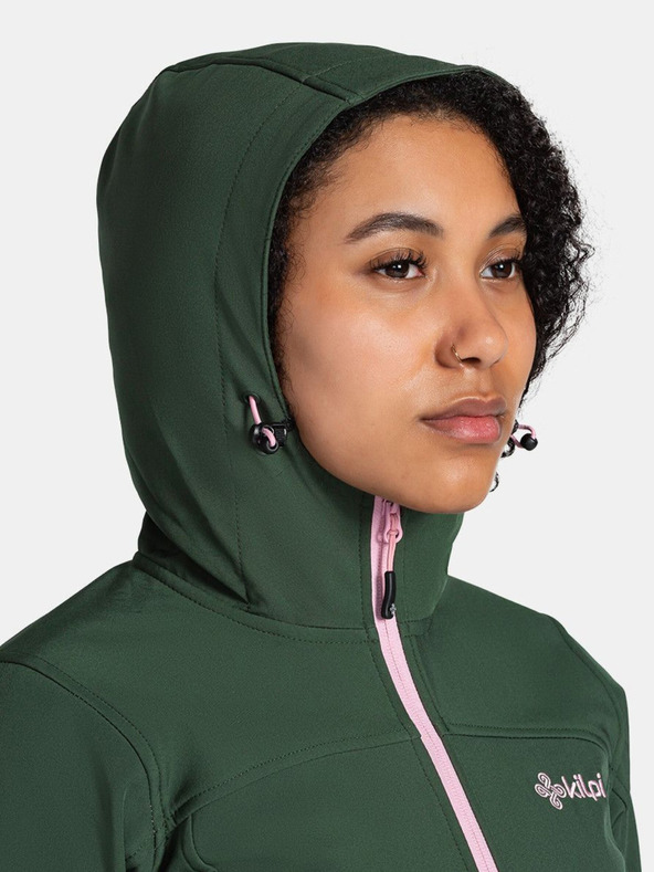 Kilpi Sötétzöld női softshell dzseki Kilpi Rawia női softshell dzseki Kilpi Rawia