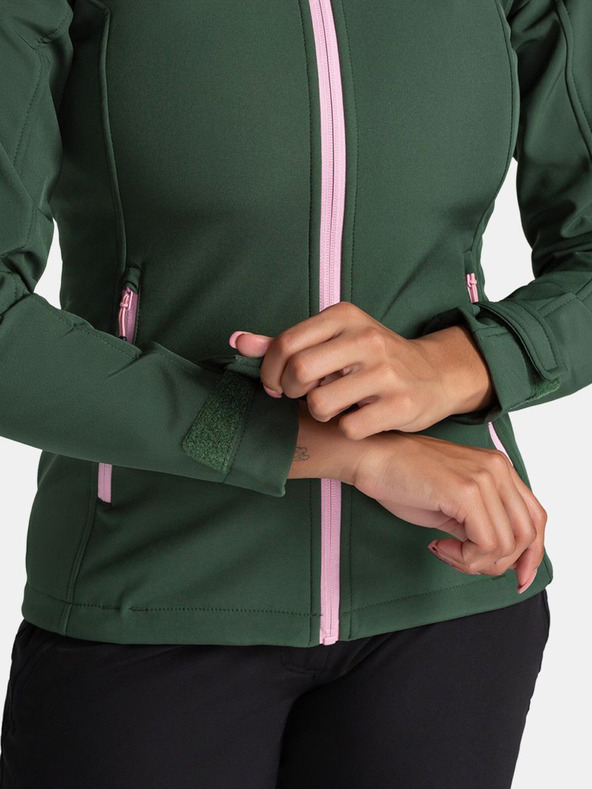 Kilpi Sötétzöld női softshell dzseki Kilpi Rawia női softshell dzseki Kilpi Rawia
