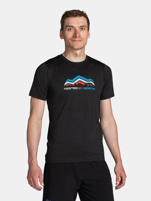 Kilpi Fekete férfi póló Kilpi GIANO