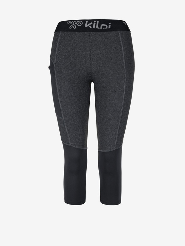 Kilpi Fekete női háromnegyedes sport leggings Kilpi ROZARKA
