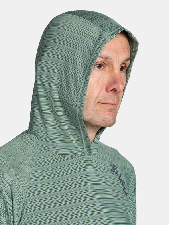 Kilpi Zöld férfi sportos kapucnis pulóver Kilpi AILEEN